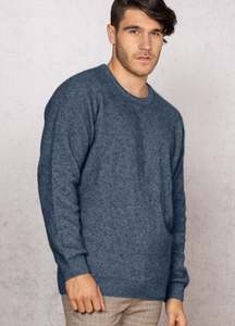 Noble Wilde Knitwear: Noble Wilde - Cambridge Crew - Neptune or Kauri