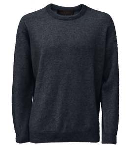 Noble Wilde - Cambridge Crew Neck Jersey - Charcoal