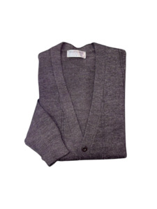 Silverdale - Mid Weight Ribbed Cardigan - Chestnut or Charcoal