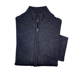 Silverdale Knitwear: Silverdale Full Zip Cardigan - Chestnut or Charcoal