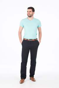 Bob Spears Active Waist Trousers - Navy - Larger Sizes