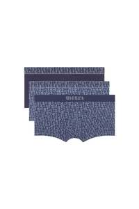 Diesel: Diesel - Damien Boxers - 3 Pack - Navy/Blue Patterned