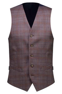 Gibson - Mighty Vest - Mahogany Check
