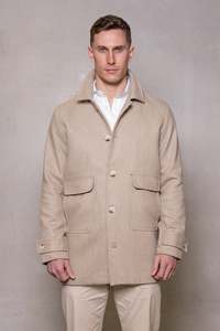Cutler & Co - Leonard Long Fit Jacket - Sandstone or Thunderstorm