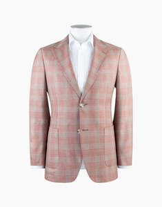 Rembrandt - Malta Glen Check Blazer - Pink & Sage
