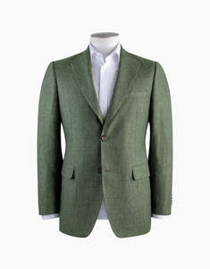 Rembrandt: Rembrandt - Lyon Linen Blazer - Olive Green