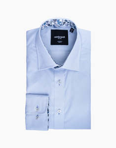 Rembrandt: Rembrandt - Barbican Shirt - Light Blue Dots