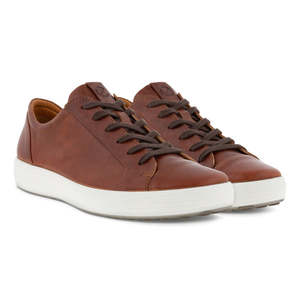 Ecco Soft 7 M Casual Lace Up - Cognac