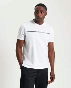 Tees Sweatshirts And Casual Tops: Ben Sherman - Core Stripe Tee - White or Indigo