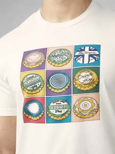 Ben Sherman: Ben Sherman - Bottle Tops Tee - Ivory