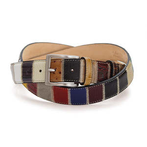 Belts: Robert Charles Belt - Patchwork Multi