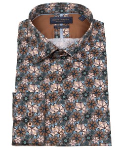 Guide London: Guide London Shirt - Overlapping Floral Print - Multi