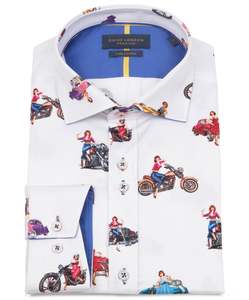 Guide London: Guide London - Sateen Shirt - Girls & Wheels