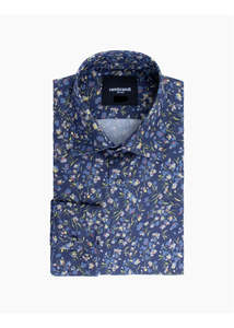 Rembrandt - Sinatra Shirt - Ink Blue Floral