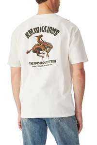 R M Williams: R. M. Williams - Cloudbuster T-Shirt - White