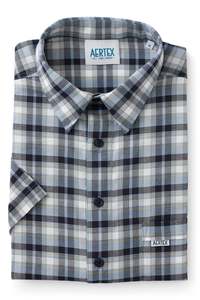 Shirts: Aertex - Taunton Polo - Blue Check