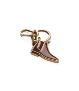 R. M. Williams - Boot Enamel Keyring - Chestnut