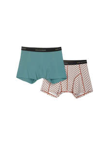 Accessories: No Excess - Boxers 2 Pack - Teal / Multi