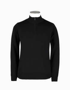 Rembrandt - Mataura 1/4 Zip Jersey - Black
