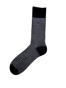 DT Betaspun Springer Socks - Houndstooth - Black or Navy