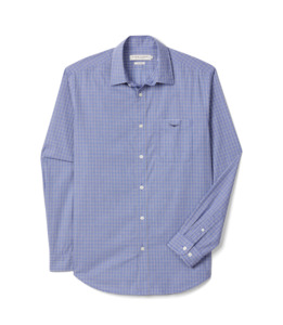 R. M. William - Ilford Poplin Check Shirt - Navy Check
