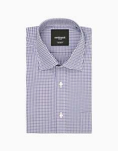 Shirts: Rembrandt - Sinatra Shirt - Purple & Navy Check