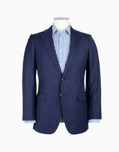 Sale Suits And Blazers: Rembrandt - Cooper/Lotus Two Piece Suit - Navy Stripe