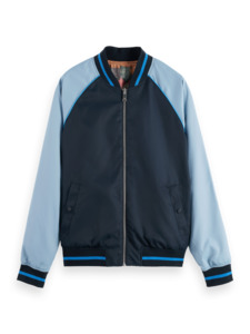Scotch & Soda - Reversible Bomber Jacket - Sky Captain