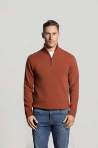 Knitwear: Cutler & Co - Robin Half Zip - Three Colours