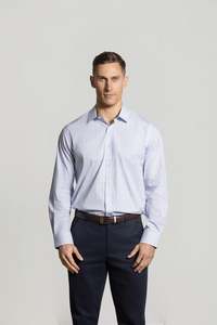 Shirts: Cutler & Co - Blake Shirt - Blue Geo