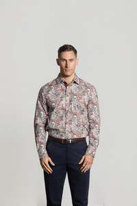 Shirts: Cutler & Co - Clyde Shirt - Fern Paisley