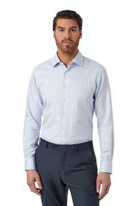 Shirts: Dom Bagnato - Marcell Shirt - Light Blue Check