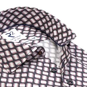 R2 Amsterdam Shirts - Pink Geo