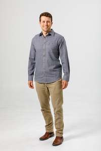 Lichfield - Vonella Shirt - Dark Houndstooth