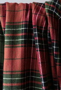 MCLEAN TARTAN - bush green and red