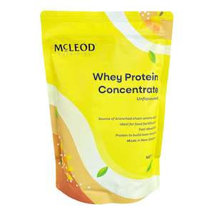 Frontpage: Unflavoured Whey Protein Concentrate 1kg