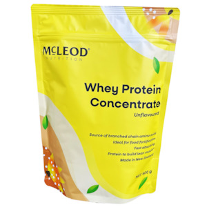 Unflavoured Whey Protein Concentrate 500g