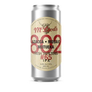 802 Cans: 802 #65 Unfiltered IPA