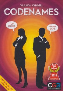Codenames - McMurray Games - Christchurch Board Game Rentals