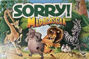 Products: Sorry Madagascar - McMurray Games - Christchurch Board Game Rentals