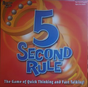 Products: 5 Second Rule - McMurray Games - Christchurch Board Game Rentals