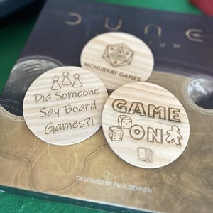 Set of Wood Coasters (customisable)