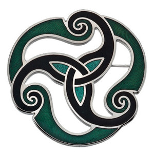 Triscele Brooch