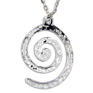 Spiral Double Sided Pendant