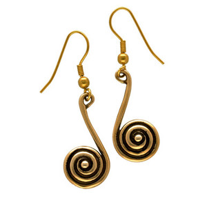 Products: Spiral Ear Rings (Bronze)
