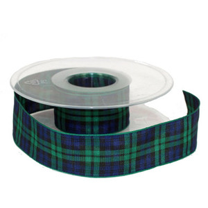 Black Watch Tartan Ribbon (One Metre)