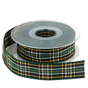 Products: Irish National Tartan Ribbon (One Metre)