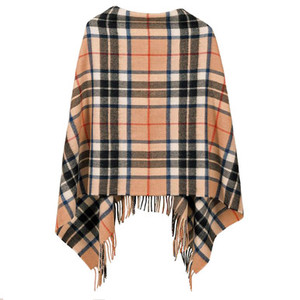 Georgia Lambswool Tartan Poncho (41 Tartans)