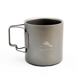 Bowls Plates Mugs: Toaks Titainium Double Wall Cup 450ml