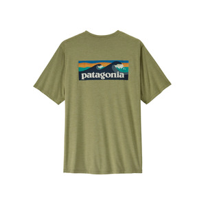 Patagonia Cap Cool Daily Graphic Tee - Boardshort Logo